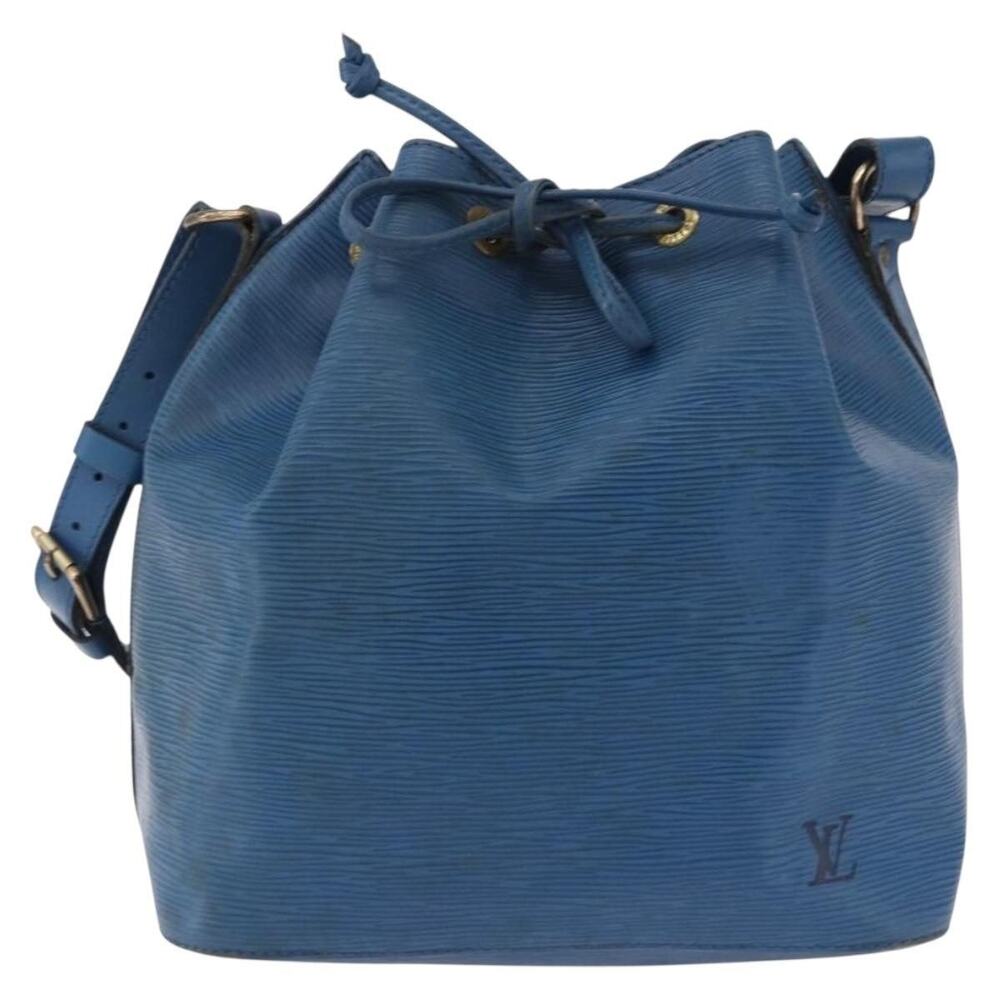 Louis Vuitton Epi Petit Noe Bucket Bag Blue